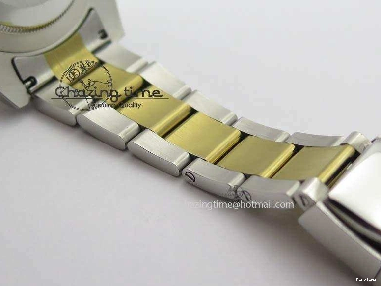 MiroTime 0511 GMT-Master II 116759 SS YG Bp-Maker Blue Red Ruby Crystal Black Dial On SS YG Bracelet A SmoothTexture 3771